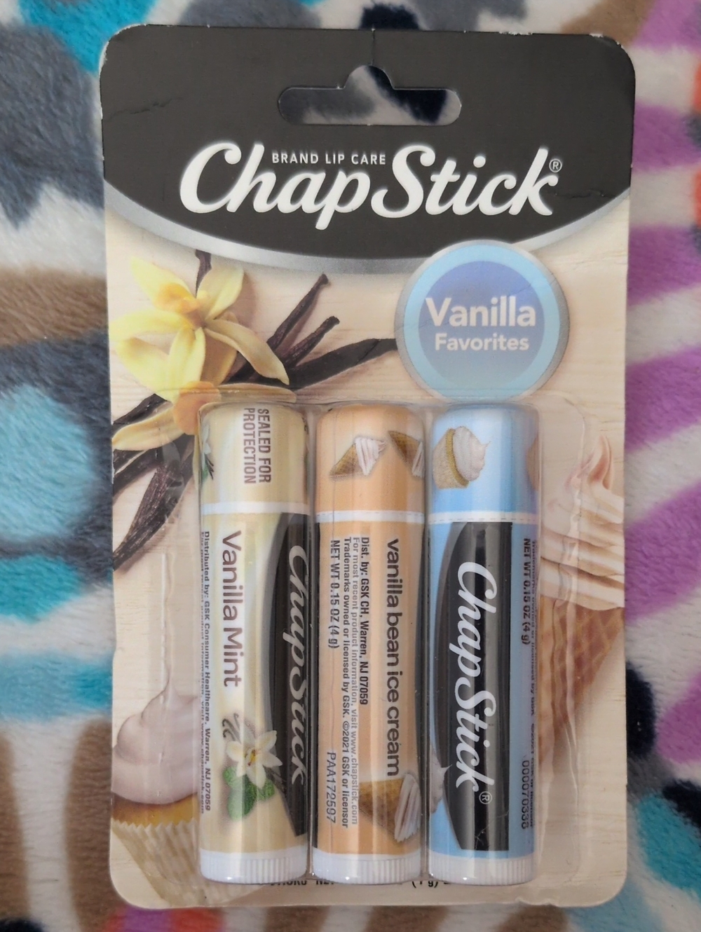 ChapStick Vanilla Favorites Lip Balm 3-Pack